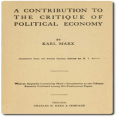 A Contribution to the Critique of Political Economy by Karl Marx